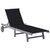 Patio Sun Lounger with Cushion Gray Solid Acacia Wood A949-3061366