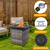 28-Inch Fire Table,50000 BTU Gas Firepit with Volcanic Stone Black T575-S0671359521