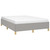  Bed Frame without Mattress Light Gray 53.9"x74.8" Full Fabric A949-347203