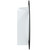  Bathroom Cabinet with Round Mirror&LED White 21.3"x21.3"x6.9 A949-345587