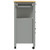  Kitchen Trolley MONZA 33.1"x15.7"x34.8" Solid Wood Pine A949-376110