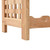  Wine Rack for 25 Bottles Solid Walnut Wood 24.8"x9.8"x28.7 A949-247101