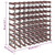  Wine Rack for 72 Bottles Brown Solid Wood Pine A949-340894