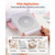 Cutting Plates, 6 Pcs, 8.86 x 6.14 in, Clear Polycarbonate Material, Die Cut Pads Compatible with   E415-DPPJ6INCHSD0HCAL9001V0