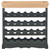  Wine Cabinet Black 27.6"x8.9"x27.8" MDF A949-280067