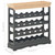  Wine Cabinet Black 27.6"x8.9"x27.8" MDF A949-280067