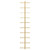  Wall-mounted Wine Rack for 10 Bottles Gold Metal A949-340905
