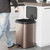 13-Gallon Copper Gold Stainless Steel Step Trash Can with Soft Close Lid Q280-CGSKTSL637918