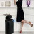 Black 13-Gallon Kitchen Trash Can with Touch Free Motion Sensor Lid Q280-BTC428397415