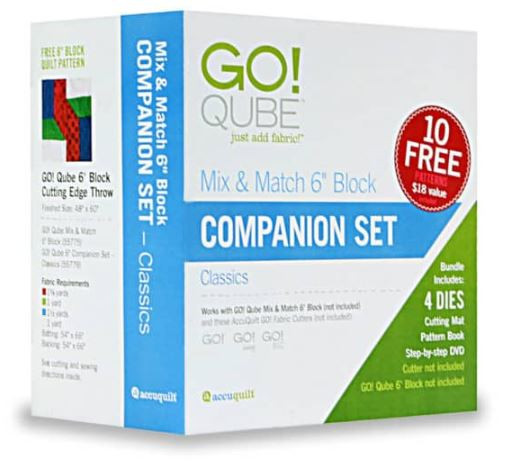 Accuquilt - GO QUBE  6" Companion Set - Classics AQ55779