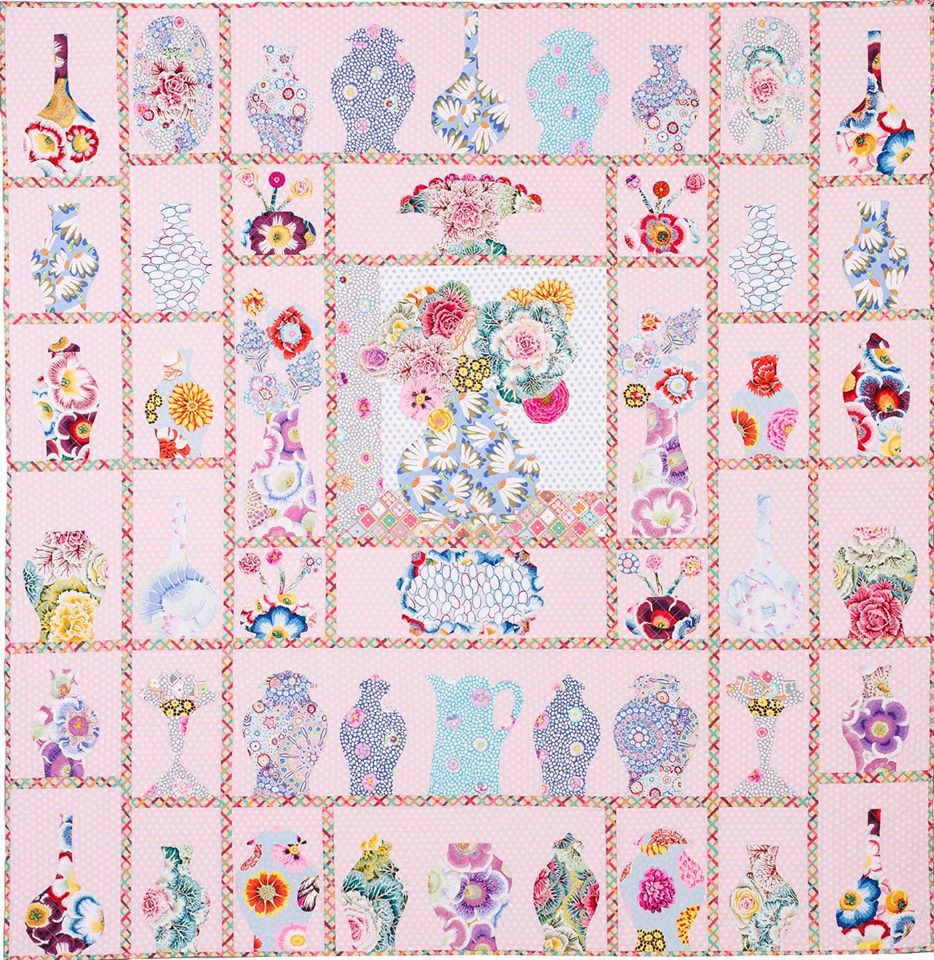 China Shop Kitset 84" x 82" in Kaffe Fassett fabrics  - Cushla's SPECIAL  includes the pattern printout