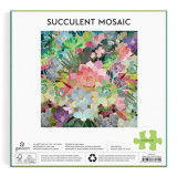 Succulent Mosaic | 500 Pc Foil Puzzle