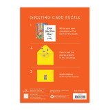 Forms & Cactus Flowers Puzzle Greeting Card