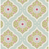 Tilda Spring Lake Fabric - Aurora Teal 1/2 Metre Length