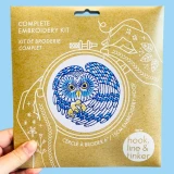 Boreal Owl Complete Embroidery Kit