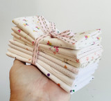 Low Volume - White Fat Eighth Bundle | 8pcs