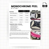 Monochrome Peel Quilt Pattern | Craftapalooza Designs