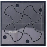 4" Sashiko Template in Fondou/Weight | Sew Easy