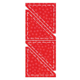 55009 - AccuQuilt Die - Half Square Triangle 3" finished size 55009 - AccuQuilt Die - Half Square Triangle 3" finished size