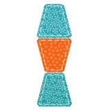 55015 - AccuQuilt Die - Tumbler 3" finished size 55015 - AccuQuilt Die - Tumbler 3" finished size