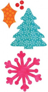 55043 - AccuQuilt Die - Holiday Medley 55043 - AccuQuilt Die - Holiday Medley