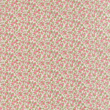 Windermere Climbing Rose Linen - White 1/2 Metre Length