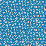Strawberry Biscuit - Daisy Blue 1/2 Metre Length