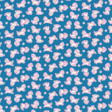 Strawberry Biscuit - Poodle Blue 1/2 Metre Length
