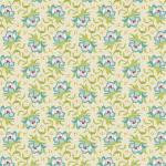 Circus Clown Flower Green 1/2 Meter length