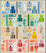 Awesome Ocean by Elizabeth Hartman Large Kitset  71" x 83" (and Quarter size 37" x 43")