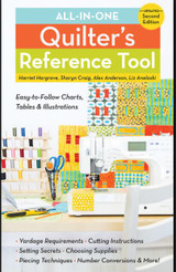 All-In-One Quilters Reference Tool Spiral Book with Harriet Hargrave, Sharyn Craig, Alex Anderson, Liz Aneloski