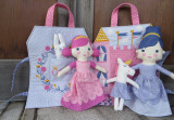 Once Upon a Time Princess Bag - Dolls Unicorn  and Castle Bag