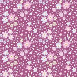 Tilda Plum Garden 100199 - per half metre length
