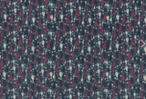 Fish Dark Grey/Blue - 706903 - 1/2 Metre Length