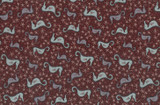 Seahorse dark Red - 706902 - 1/2 Metre Length