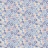 Clara Blue - Tilda Woodland collection - 1/2 metre length