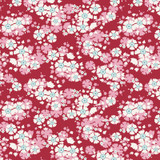 Aster Carmine - Tilda Woodland collection - 1/2 metre length