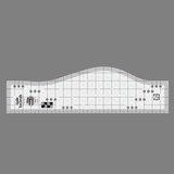 Creative Grids  Split Seconds Ruler for Squares from 7” x 18”