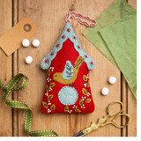 Folk Birdhouse Felt Craft Mini Kit Folk Birdhouse Felt Craft Mini Kit