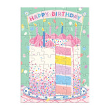Confetti Birthday Cake Puzzle Greeting Card Confetti Birthday Cake Puzzle Greeting Card