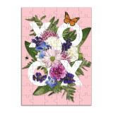 Say It with Flowers Puzzle Greeting Card Say It with Flowers Puzzle Greeting Card
