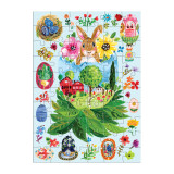 Artisan Eggs Puzzle Greeting Card