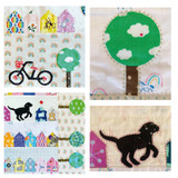 Tiny Town Cot Quilt Paper & Template Set by Sarah Fielke