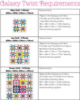 Galaxy Twist Quilt Pattern | Tied With A Ribbon