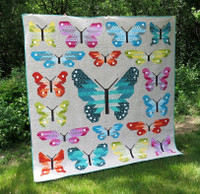 Lepidoptera Kitset Quilt - By Elizabeth Hartman  Finished size 84" x 84"