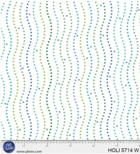 Bubble Stripe in White | Happy Ocean Life by Luciana Torre Art | per 10cm
