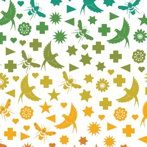Bird and Bee Day | Art Theory by Alison Glass | per 10cm
