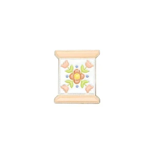 Pastel Prairie Needle Minder | Spool