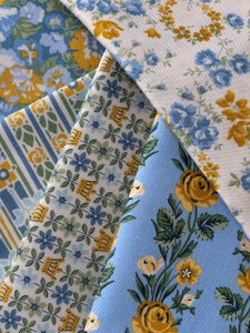 Fat Eighth Bundle in Blue | Palace Gardens by Liberty | per bundle