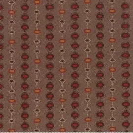 Hickory road in Brown and Red | Jo Morton by Moda | per 50 cm